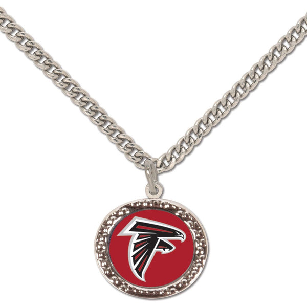 Atlanta Falcons Necklace w/Charm Jewelry Card