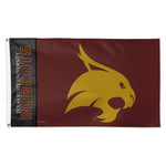 Wholesale-Texas State Bobcats Flag - Deluxe 3' X 5'