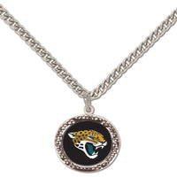 Jacksonville Jaguars Necklace w/Charm Jewelry Card