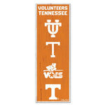 Tennessee Volunteers /College Vault EVOLUTION Wood Sign 6" x 17"