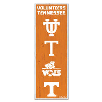 Tennessee Volunteers /College Vault EVOLUTION Wood Sign 6" x 17"