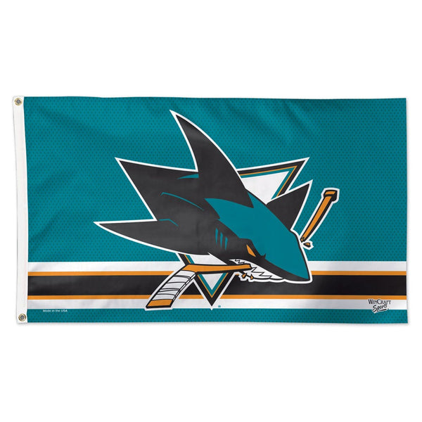San Jose Sharks Flag - Deluxe 3' X 5'