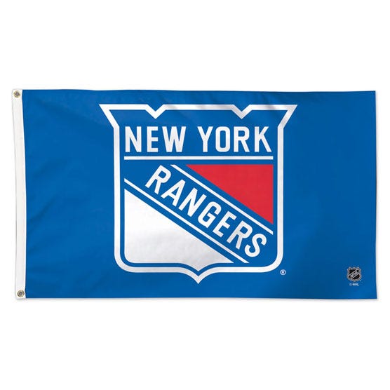 New York Rangers Flag - Deluxe 3' X 5'