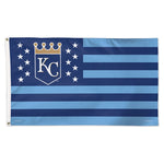Kansas City Royals / Patriotic Flag - Deluxe 3' X 5'