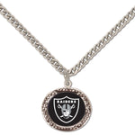 Las Vegas Raiders Necklace w/Charm Jewelry Card