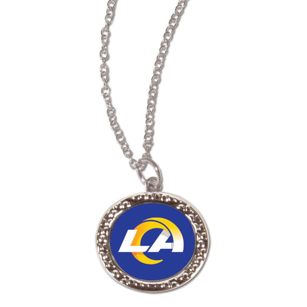 Los Angeles Rams Necklace w/Charm Jewelry Card