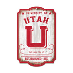 Wholesale-Utah Utes /College Vault Wood Sign 11" x 17" 1/4" thick