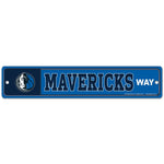 Dallas Mavericks Street / Zone Sign 3.75" X 19"