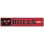 Chicago Bulls Street / Zone Sign 3.75" x 19"