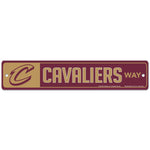 Cleveland Cavaliers Street / Zone Sign 3.75" x 19"