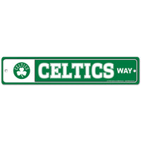 Boston Celtics Street / Zone Sign 3.75" X 19"
