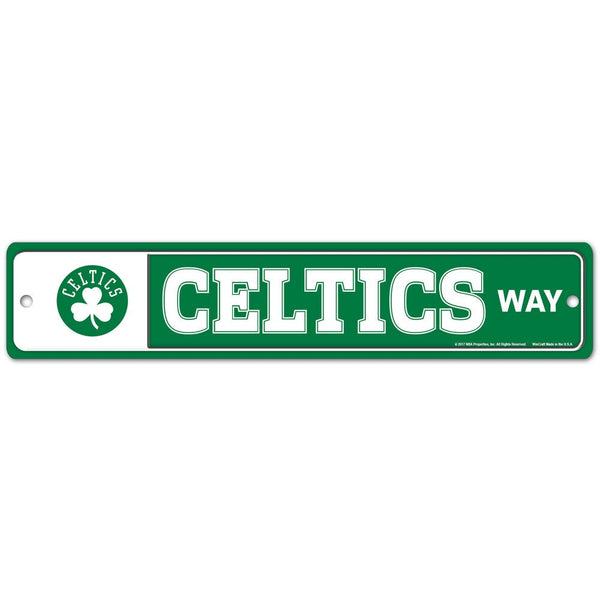 Boston Celtics Street / Zone Sign 3.75" X 19"
