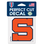 Wholesale-Syracuse Orange /College Vault Perfect Cut Color Decal 4" x 4"