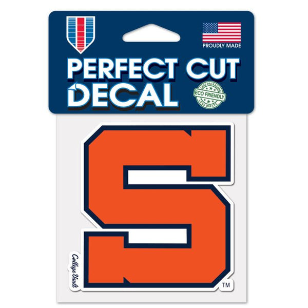 Wholesale-Syracuse Orange /College Vault Perfect Cut Color Decal 4" x 4"