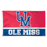 Wholesale-Ole Miss Rebels /College Vault Flag - Deluxe 3' X 5'