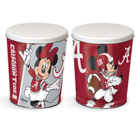 Wholesale-Alabama Crimson Tide / Disney MICKEY MOUSE FOOTBALL Gift Tin tapered 3 gallon