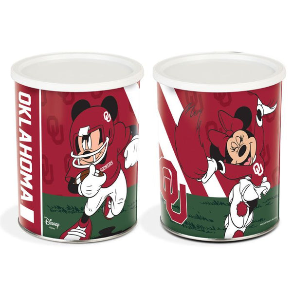 Wholesale-Oklahoma Sooners / Disney FOOTBALL Gift Tin 1 Gallon