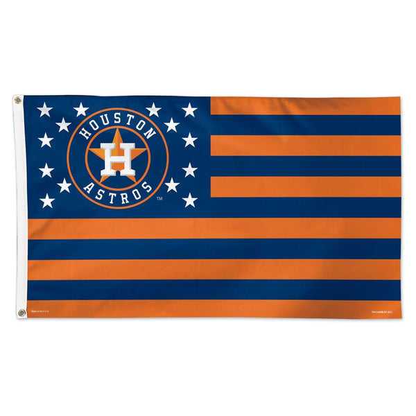 Houston Astros / Patriotic Flag - Deluxe 3' X 5'