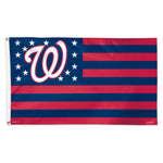Washington Nationals / Patriotic Flag - Deluxe 3' X 5'