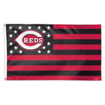 Cincinnati Reds / Patriotic Flag - Deluxe 3' X 5'