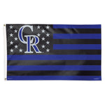 Colorado Rockies / Patriotic Flag - Deluxe 3' X 5'