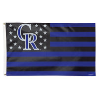 Colorado Rockies / Patriotic Flag - Deluxe 3' X 5'