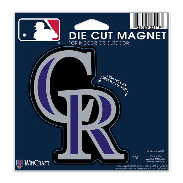 Colorado Rockies Die Cut Magnet 4.5" x 6"