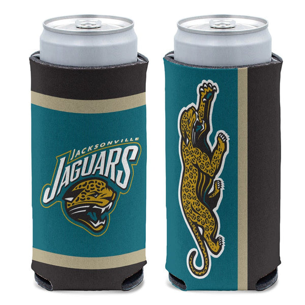 Jacksonville Jaguars Classic Logo 12 oz Slim Can Cooler