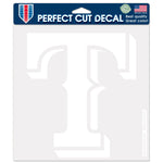 Texas Rangers Perfect Cut Decals 8" x 8"