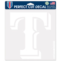 Texas Rangers Perfect Cut Decals 8" x 8"