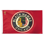 Chicago Blackhawks Flag - Deluxe 3' X 5'