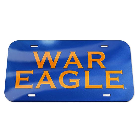 Auburn Tigers Specialty Acrylic License Plate