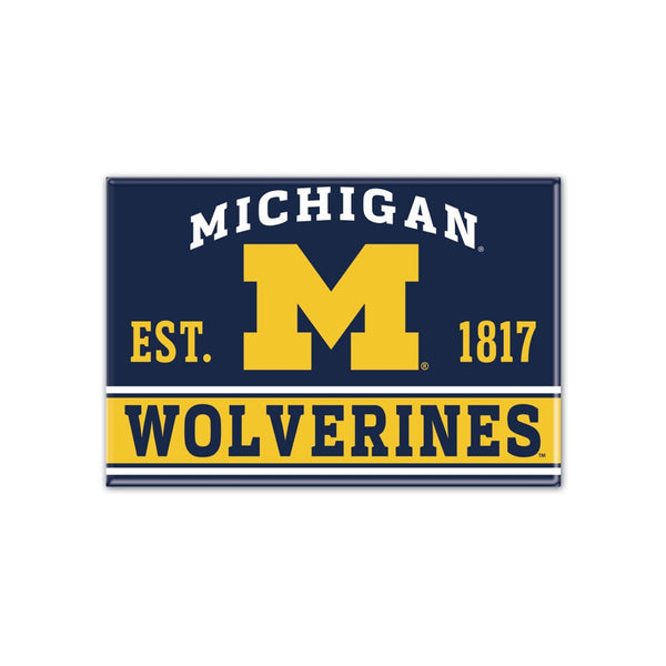 Michigan Wolverines Metal Magnet 2.5" x 3.5"
