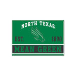 Wholesale-North Texas Mean Green Metal Magnet 2.5" x 3.5"