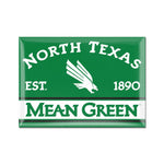 North Texas Mean Green Metal Magnet 2.5" x 3.5"