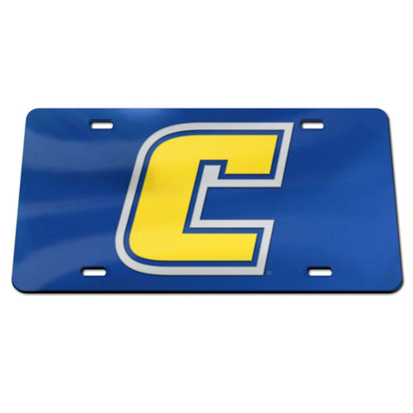 Wholesale-Tennessee Chattanooga Mocs C LOGO BLUE BACKGROUND Acrylic Classic License Plates