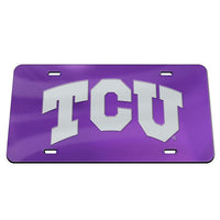 Wholesale-TCU Horned Frogs Specialty Acrylic License Plate