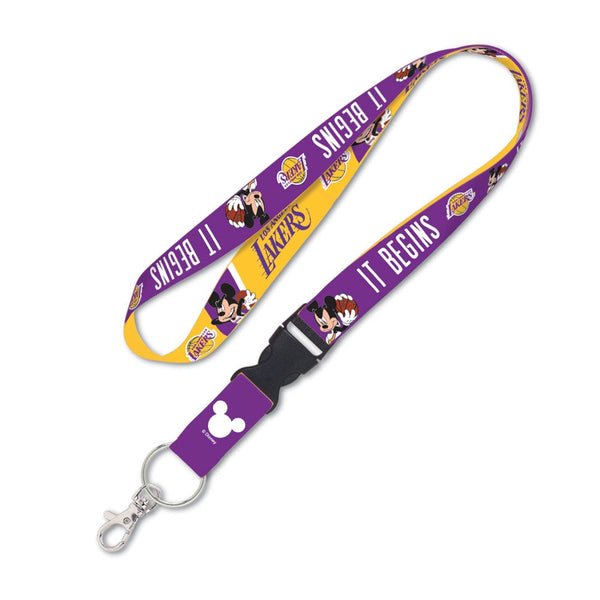 Los Angeles Lakers / Disney Lanyard w/detachable buckle 1"