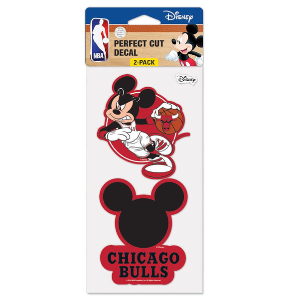 Chicago Bulls / Disney Perfect Cut Decal Set of Two 4"x4"