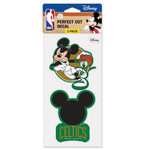 Boston Celtics / Disney Perfect Cut Decal Set of Two 4"x4"