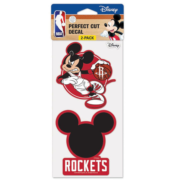 Houston Rockets / Disney Perfect Cut Decal Set of two 4"x4"