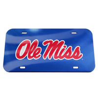 Wholesale-Ole Miss Rebels Specialty Acrylic License Plate