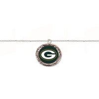 Green Bay Packers Bracelet w/Charm Jewelry Carded