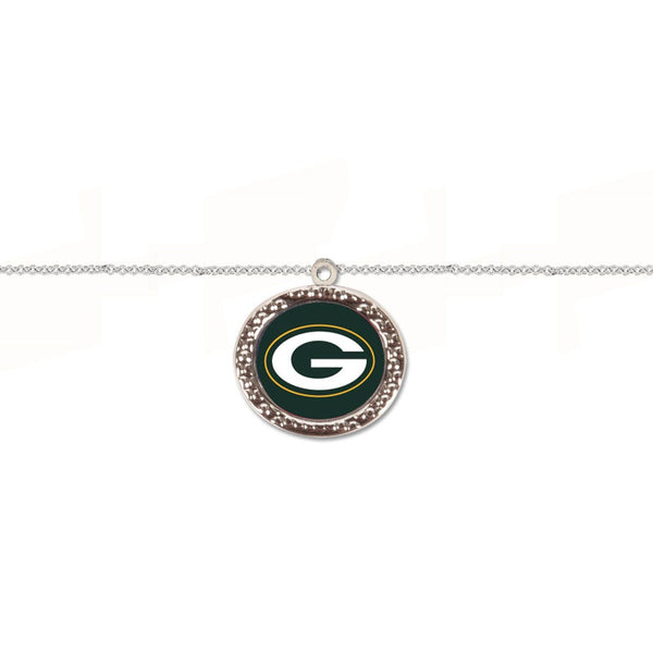 Green Bay Packers Bracelet w/Charm Jewelry Carded
