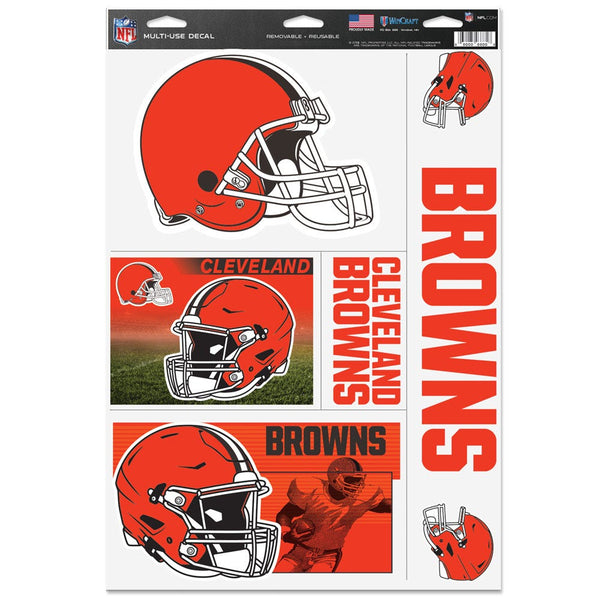 Cleveland Browns Multi Use Decal 11" x 17"