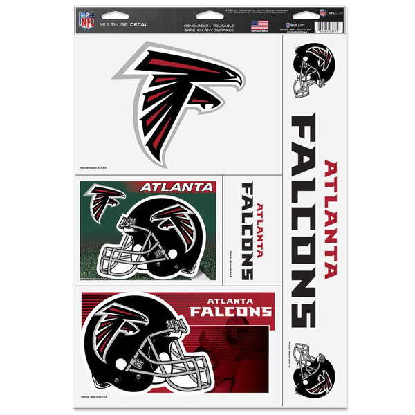 Atlanta Falcons Multi Use Decal 11" x 17"