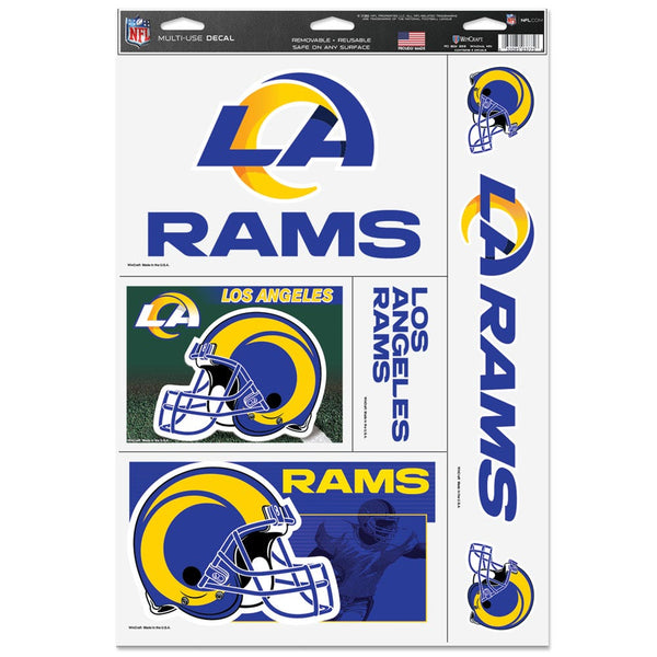 Los Angeles Rams Multi Use Decal 11" x 17"