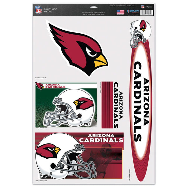 Arizona Cardinals Multi Use Decal 11" x 17"