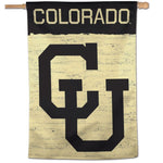 Wholesale-Colorado Buffaloes / Vintage Collegiate Vertical Flag 28" x 40"