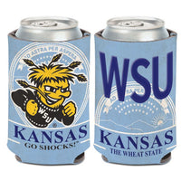 Wholesale-Wichita State Shockers LICENSE PLATE Can Cooler 12 oz.